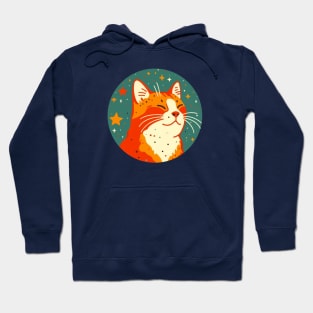 orange cat with flared nostrils Hoodie